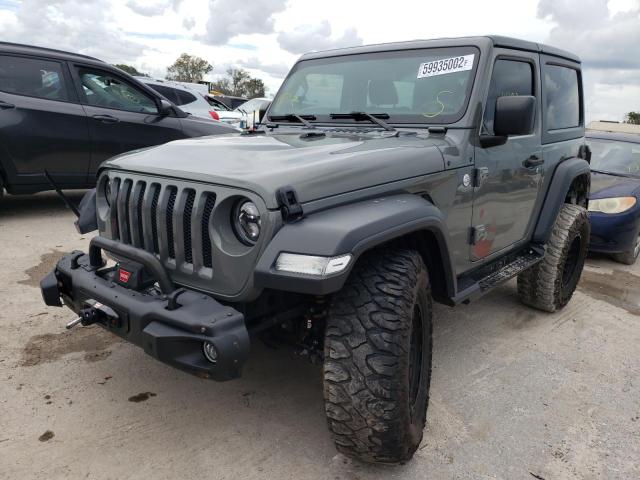 1C4GJXAG7LW215974 - 2020 JEEP WRANGLER S GRAY photo 2