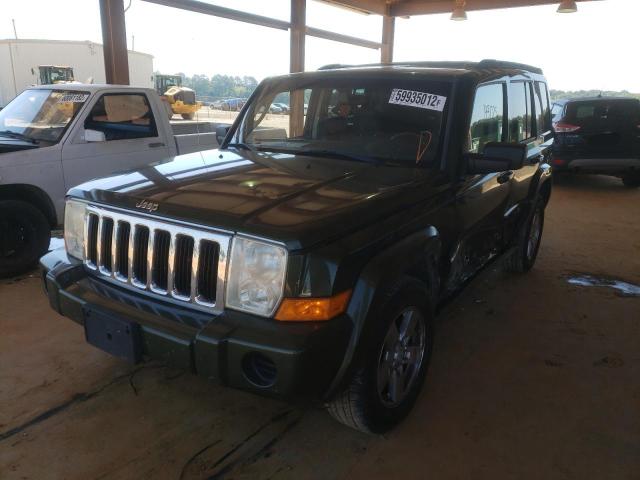 1J8HG48K27C578792 - 2007 JEEP COMMANDER 绿色 照片 2