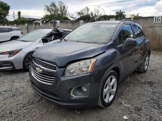 3GNCJMSB1GL201331 - 2016 CHEVROLET TRAX LTZ GRAY photo 2