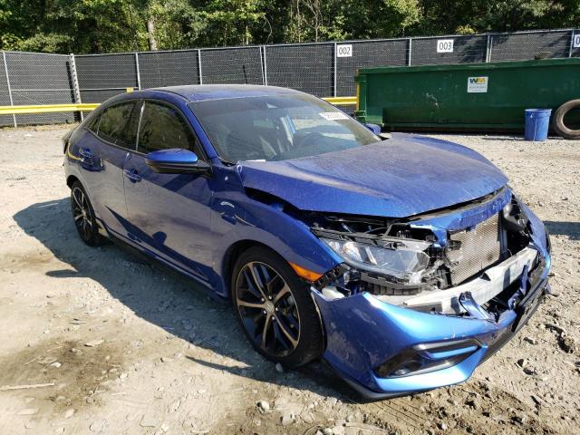 SHHFK7H43LU222864 - 2020 HONDA CIVIC SPOR BLUE photo 1