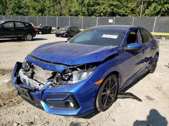 SHHFK7H43LU222864 - 2020 HONDA CIVIC SPOR BLUE photo 2