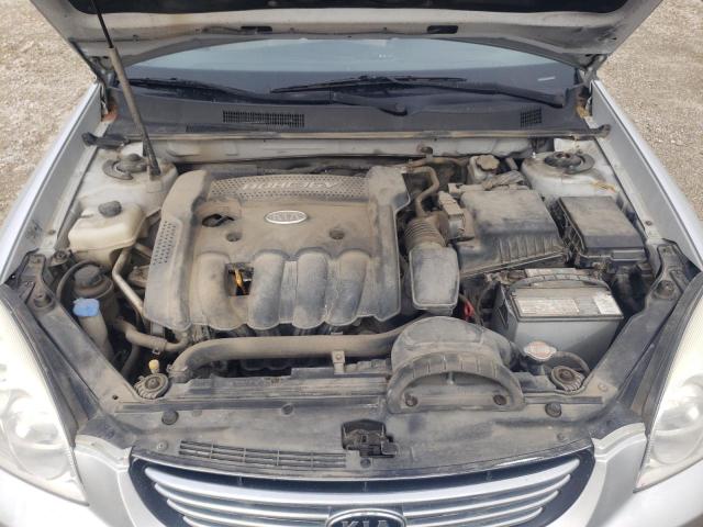 KNAGE123785192705 - 2008 KIA MAGENTIS SILVER photo 7