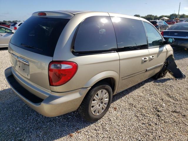 1C4GP45R15B437302 - 2005 CHRYSLER TOWN & COU TAN photo 4