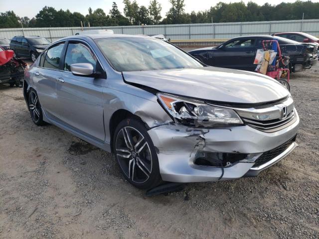 1HGCR2F54HA001841 - 2017 HONDA ACCORD SPO SILVER photo 1