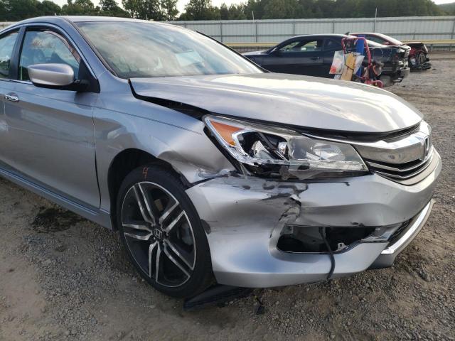 1HGCR2F54HA001841 - 2017 HONDA ACCORD SPO SILVER photo 9