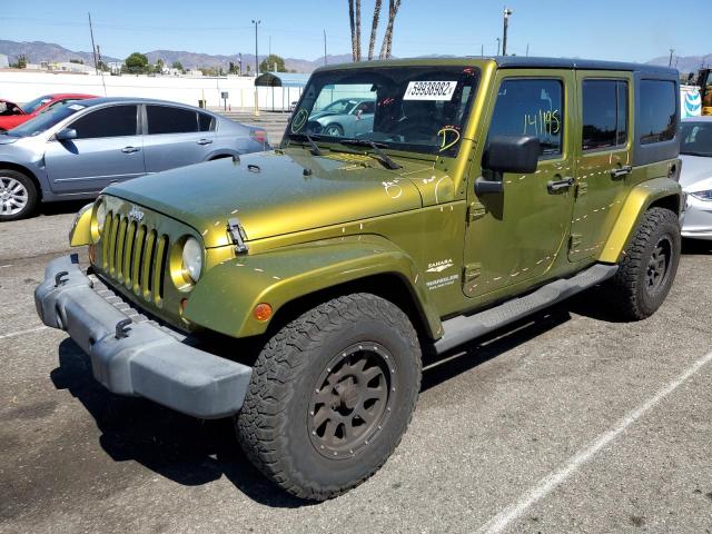 1J4GB591X7L161797 - 2007 JEEP WRANGLER S GREEN photo 2