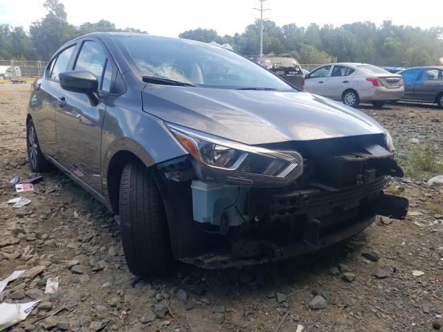 3N1CN8EV1ML846179 - 2021 NISSAN VERSA SV GRAY photo 1