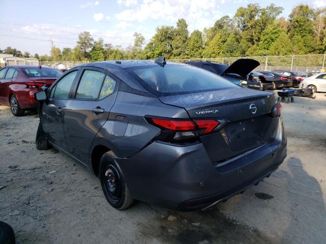 3N1CN8EV7ML848048 - 2021 NISSAN VERSA SV GRAY photo 3