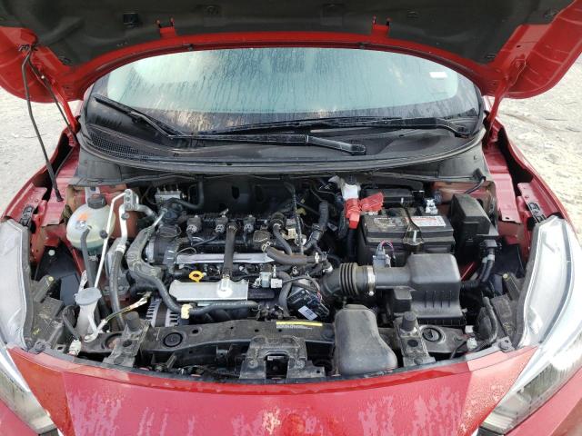 3N1CN8EV1ML882650 - 2021 NISSAN VERSA SV RED photo 7