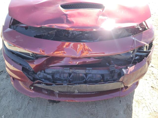 2C3CDXGJ9NH147997 - 2022 DODGE CHARGER SC BURGUNDY photo 9