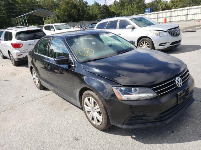 3VW167AJ2HM414454 - 2017 VOLKSWAGEN JETTA BLACK photo 1