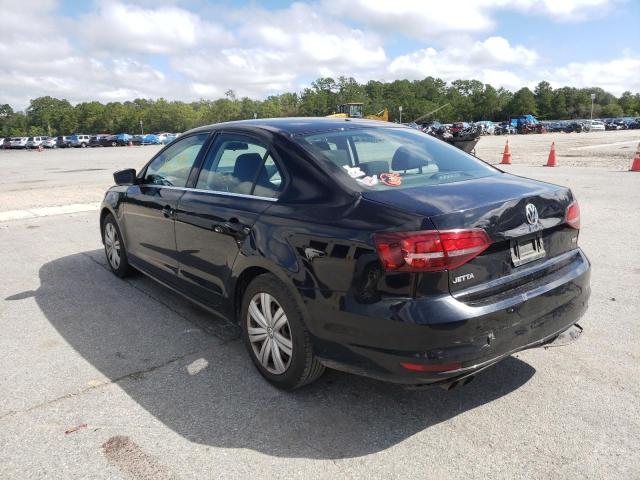 3VW167AJ2HM414454 - 2017 VOLKSWAGEN JETTA BLACK photo 3