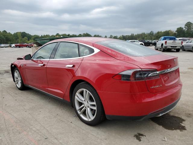 5YJSA1H11EFP40657 - 2014 TESLA MODEL S Qırmızı foto 3