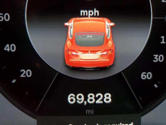 5YJSA1H11EFP40657 - 2014 TESLA MODEL S Qırmızı foto 8