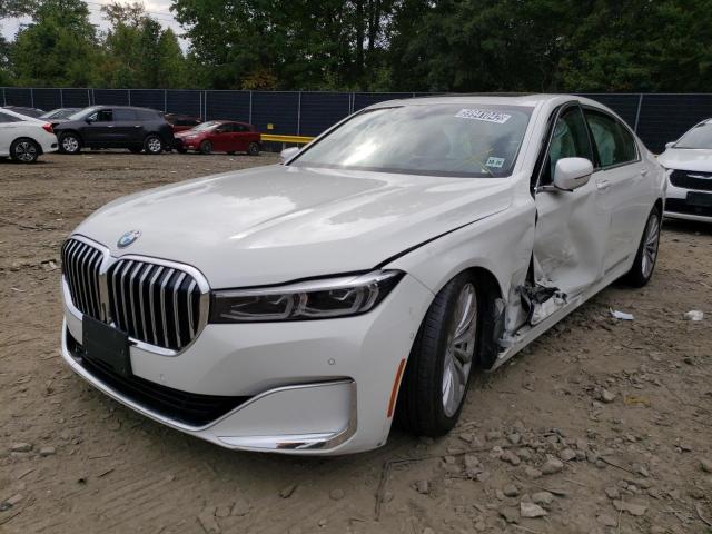 WBA7T4C03NCH70062 - 2022 BMW 740 XI WHITE photo 2