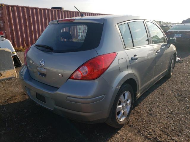 3N1BC13E58L369631 - 2008 NISSAN VERSA S SILVER photo 4