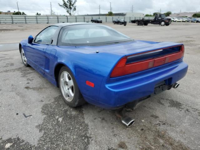 JH4NA1151MT002829 - 1991 ACURA NSX BLUE photo 3