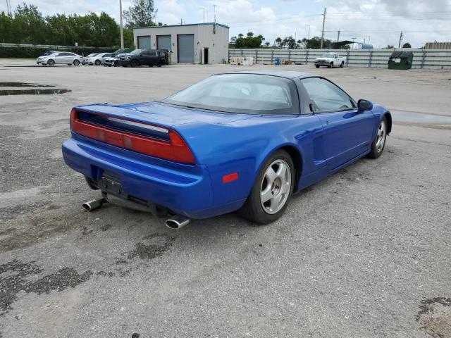 JH4NA1151MT002829 - 1991 ACURA NSX BLUE photo 4