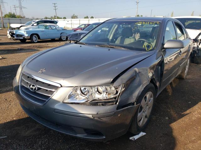 5NPET46CX9H455668 - 2009 HYUNDAI SONATA GLS GRAY photo 2