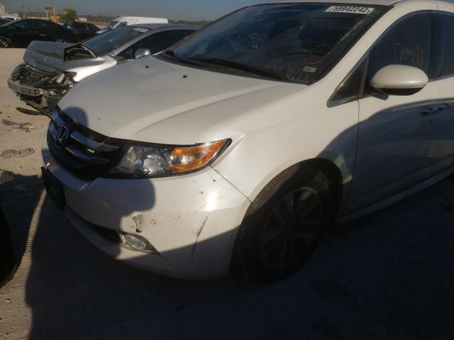 5FNRL5H98EB116263 - 2014 HONDA ODYSSEY TO WHITE photo 9