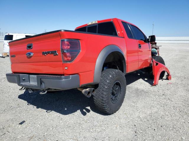 1FTEX1R61CFC41372 - 2012 FORD F150 SVT R RED photo 4