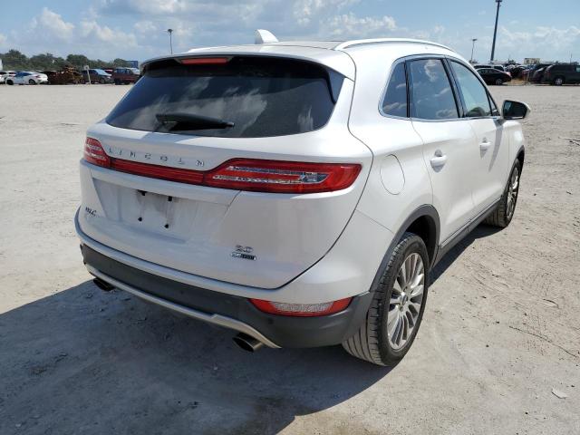 5LMCJ1A99FUJ47960 - 2015 LINCOLN MKC WHITE photo 4