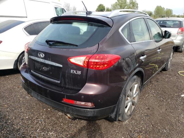 JNKAJ09F18M362429 - 2008 INFINITI EX35 BASE PURPLE photo 4
