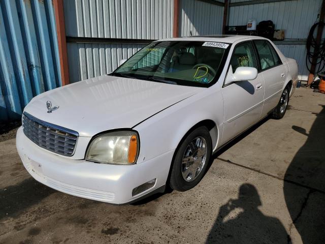 1G6KD54Y05U161686 - 2005 CADILLAC DEVILLE WHITE photo 2