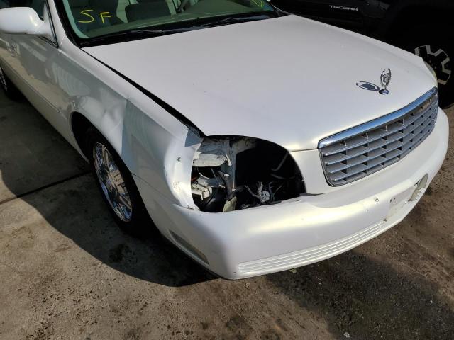 1G6KD54Y05U161686 - 2005 CADILLAC DEVILLE WHITE photo 9