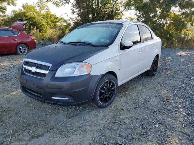 KL1TD56607B102799 - 2007 CHEVROLET AVEO BASE WHITE photo 2