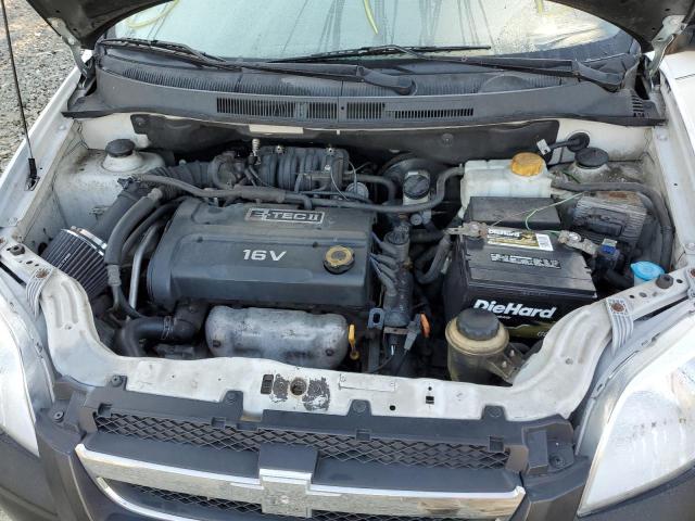 KL1TD56607B102799 - 2007 CHEVROLET AVEO BASE WHITE photo 7
