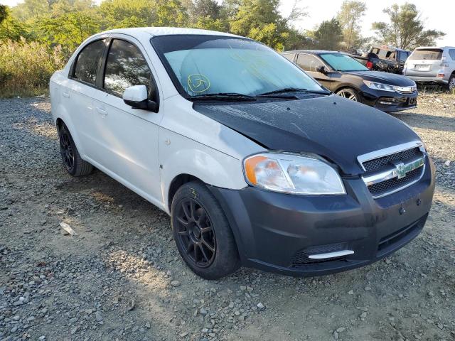 KL1TD56607B102799 - 2007 CHEVROLET AVEO BASE WHITE photo 9