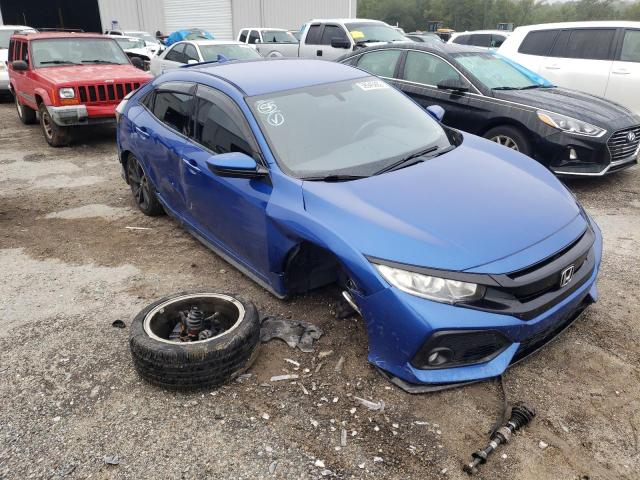 SHHFK7H49JU201403 - 2018 HONDA CIVIC SPOR BLUE photo 1