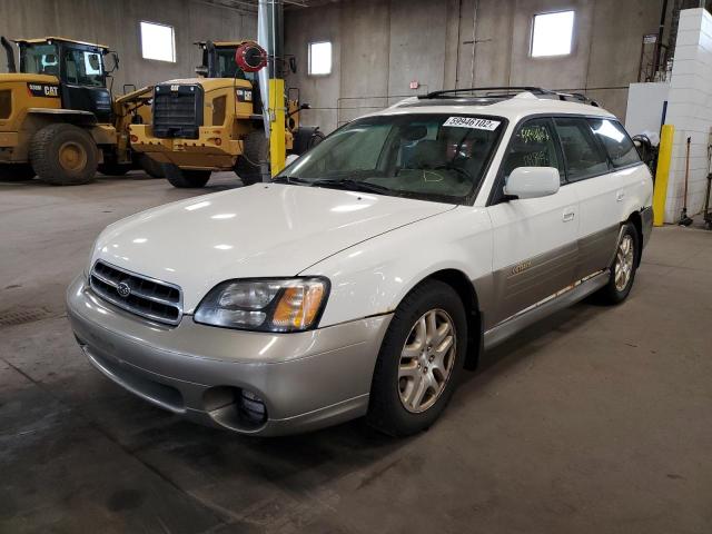 4S3BH686317647725 - 2001 SUBARU LEGACY OUT TWO TONE photo 2