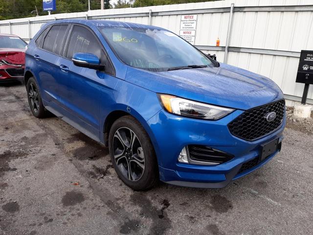 2FMPK4APXMBA11549 - 2021 FORD EDGE ST BLUE photo 1