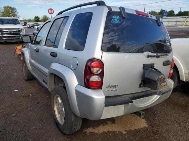 1J4GL48K77W703048 - 2007 JEEP LIBERTY SP SILVER photo 3