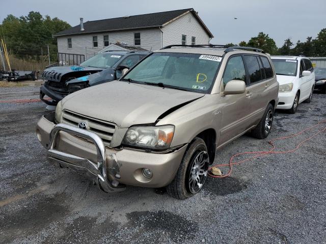 JTEEP21A850071857 - 2005 TOYOTA HIGHLANDER TAN photo 2