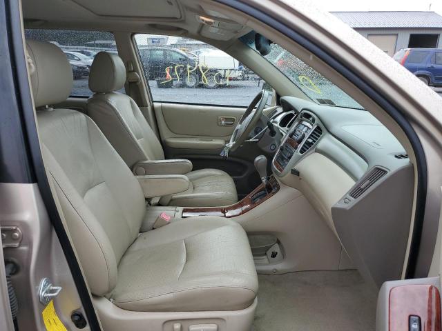 JTEEP21A850071857 - 2005 TOYOTA HIGHLANDER TAN photo 5