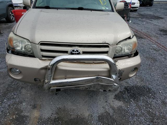 JTEEP21A850071857 - 2005 TOYOTA HIGHLANDER TAN photo 9