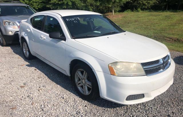 1C3CDZAG8EN221250 - 2014 DODGE AVENGER SE WHITE photo 1