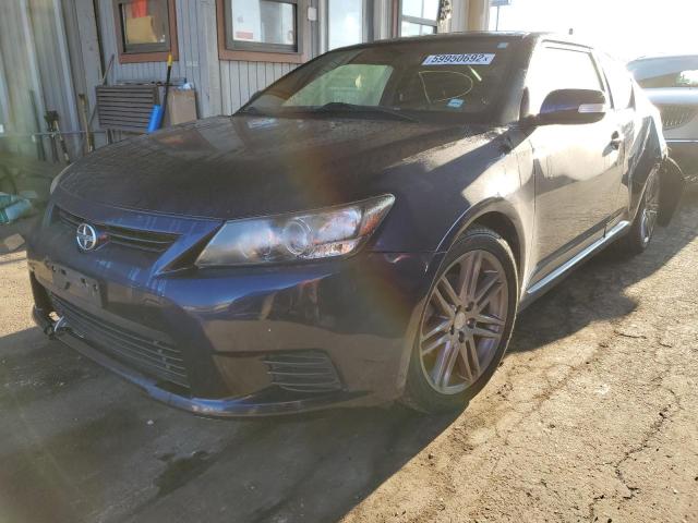 JTKJF5C77D3061223 - 2013 TOYOTA SCION TC BLUE photo 2
