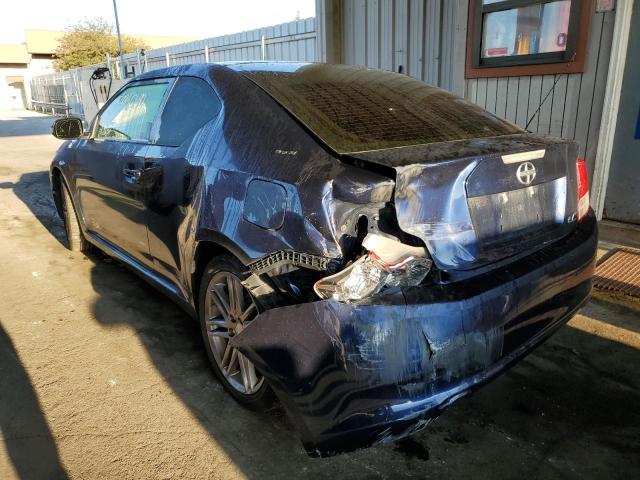 JTKJF5C77D3061223 - 2013 TOYOTA SCION TC BLUE photo 3