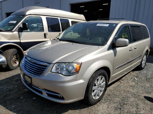 2C4RC1BG6DR510959 - 2013 CHRYSLER TOWN & COU BEIGE photo 2