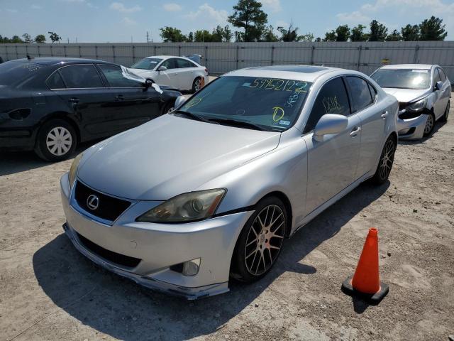 JTHBK262085084728 - 2008 LEXUS IS 250 SILVER photo 2