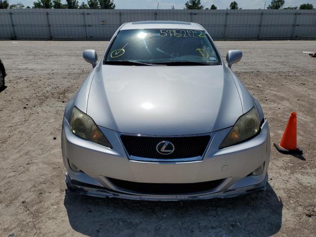 JTHBK262085084728 - 2008 LEXUS IS 250 SILVER photo 9