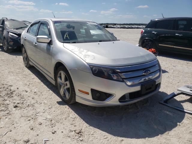 3FAHP0KC5AR203575 - 2010 FORD FUSION SPO SILVER photo 1