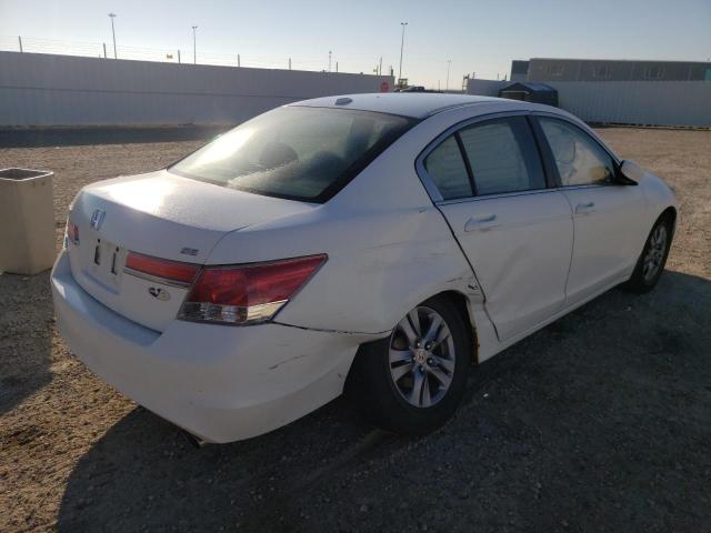 1HGCP2F60BA801560 - 2011 HONDA ACCORD WHITE photo 4