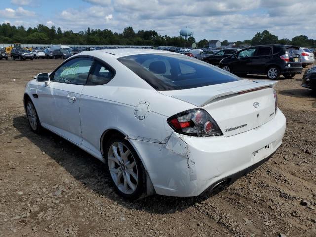 KMHHN66F38U281701 - 2008 HYUNDAI TIBURON GT WHITE photo 3