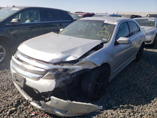 3FAHP0DC4AR111953 - 2010 FORD FUSION SPO SILVER photo 2