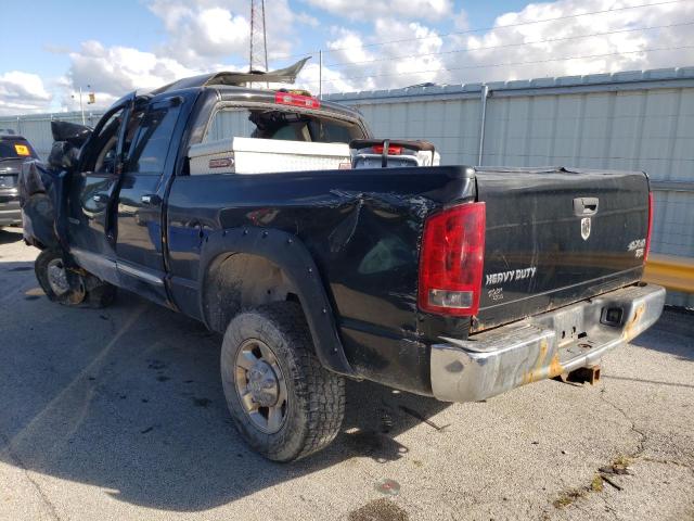 3D3KS28D05G803973 - 2005 DODGE RAM 2500 S BLACK photo 3